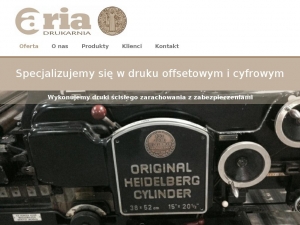 Drukarnia Aria - druk zdrapek, druk kopert, druk cyfrowy - Warszawa